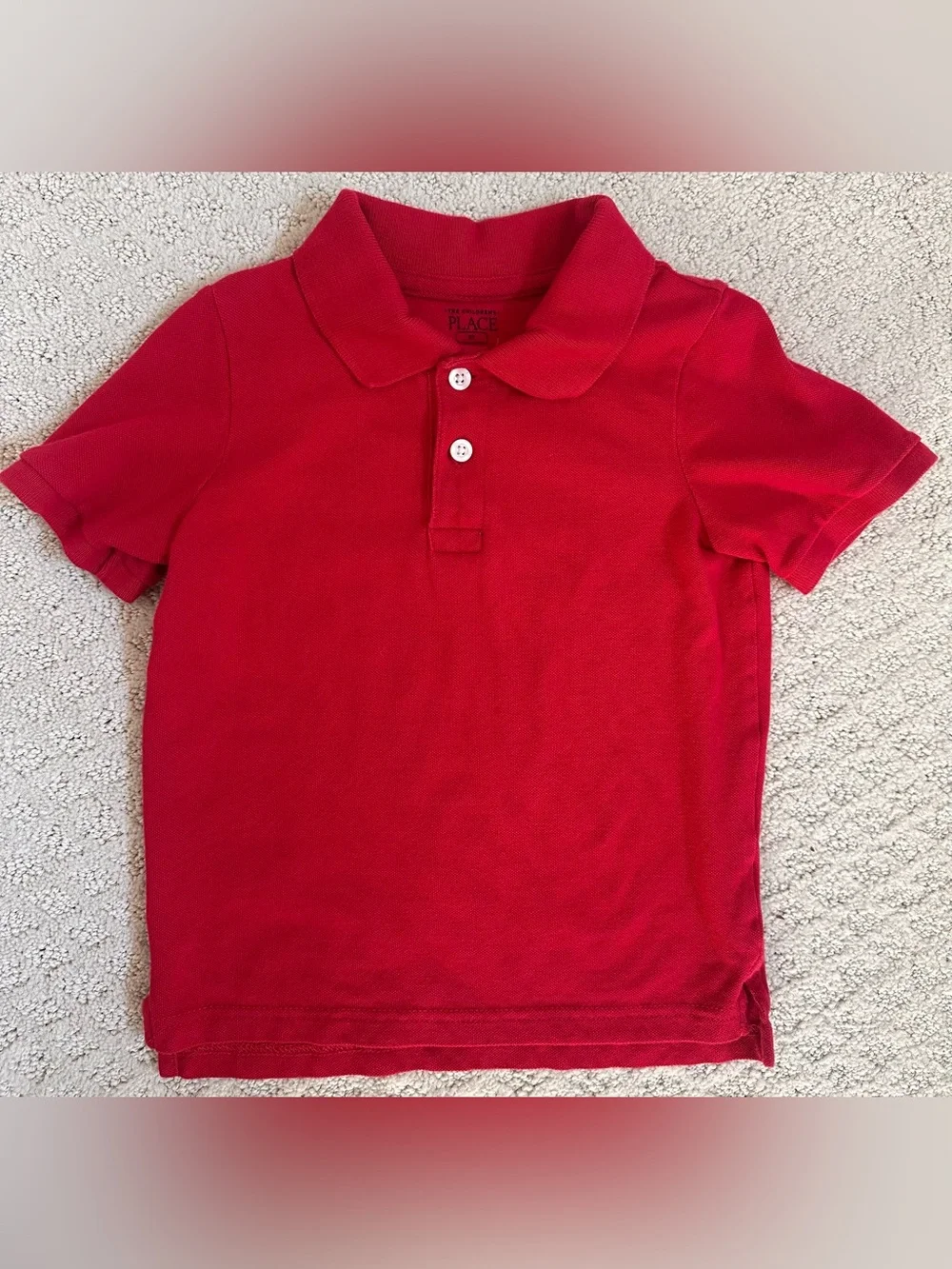 Boys Girls School Uniform Red Polo Shirt Bundle Lot 4 Pieces Sizes 5T-6/7